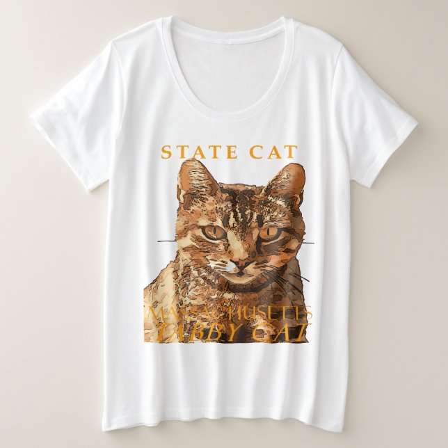 Territoire du Massachusetts Chat Le Magnifique Cha (Design devant)