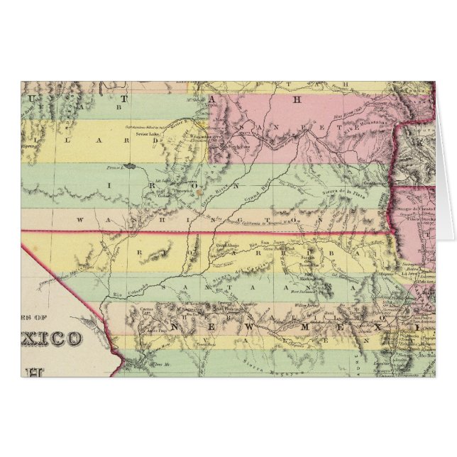 Territoires du Nouveau-Mexique et de l'Utah (Devant horizontal)