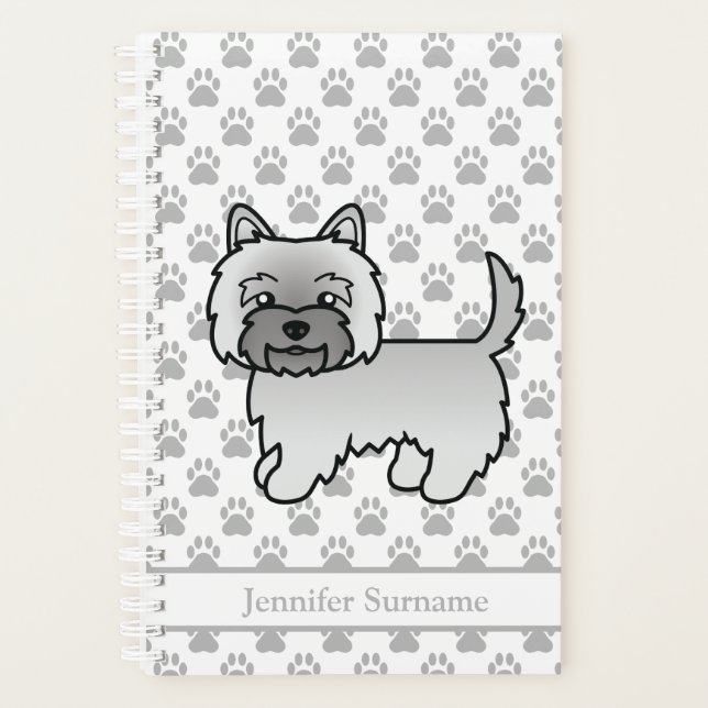 Tervueren Cairn Terrier Chien avec Pattes & Nom Pe (Devant)