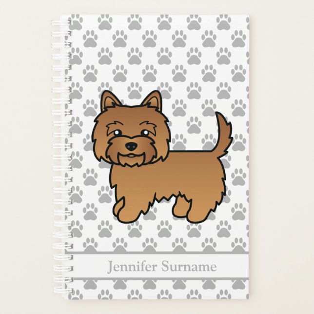 Tervueren Cairn Terrier Chien avec Pattes & Nom Pe (Devant)