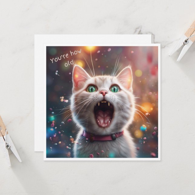 T'es quel âge ? Carte simple (Devant/Arrière en situation)