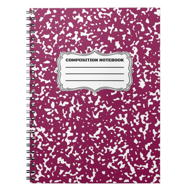 Tesimart | Carnet de composition Spirale du journa (Devant)