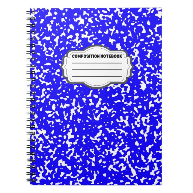 Tesimart | Design Carnet de composition spirale bl (Devant)