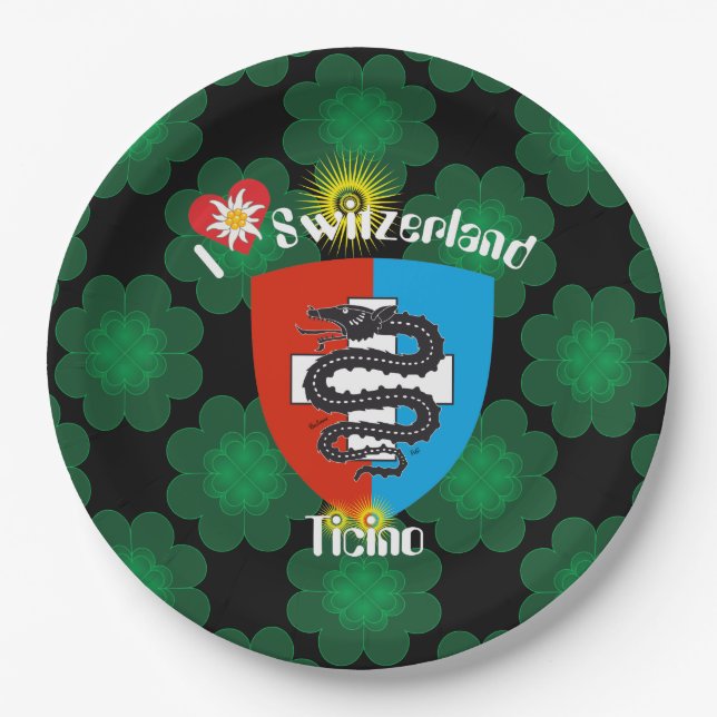 Tessin - Ticino - Suisse - Svizzera assiette (Devant)