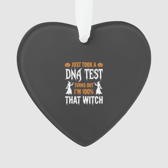 Test ADN sorcière drôle Halloween Graphique (devant)