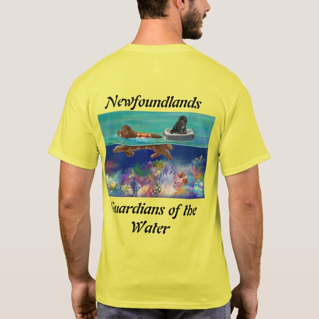 Test d'eau brun nouveau T-shirt 2024 (Dos)