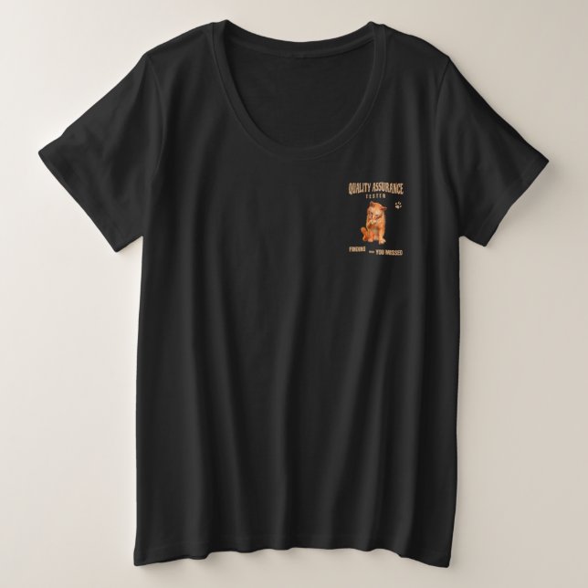 Testeur QA Humour de chat (Design devant)