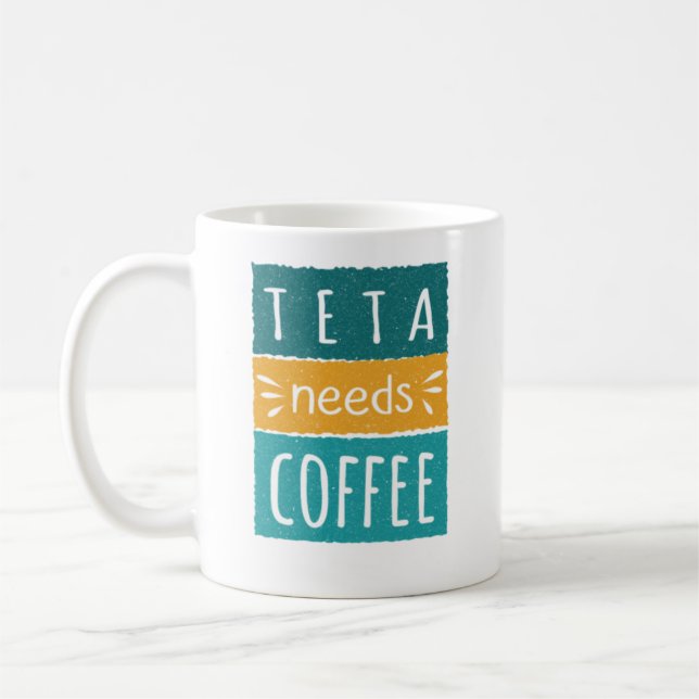 Teta A Besoin De Café Mug (Gauche)