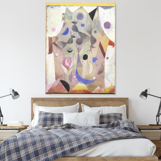 Tête Abstraite, Mysterium Impression sur Toile (Insitu(Chambre))