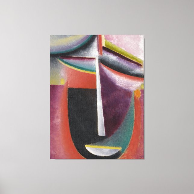 Tête Abstraite, Mysterium Impression sur Toile (Recto)