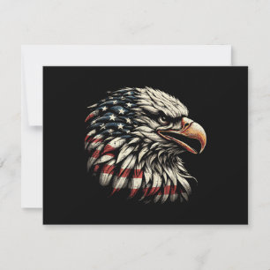 Tête d'aigle chauve Drapeau américain USA Hommes p
