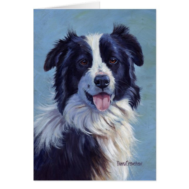 Tête de border collie (Devant)