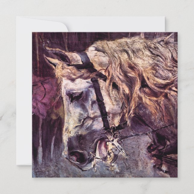 Tête de cheval par Giovanni Boldini, Art ancien (Devant)