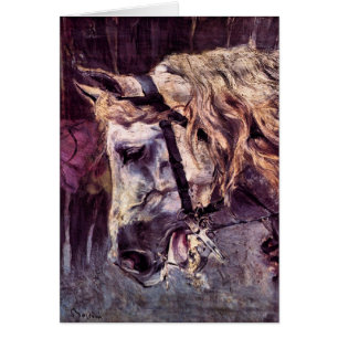Tête de cheval par Giovanni Boldini, Art ancien