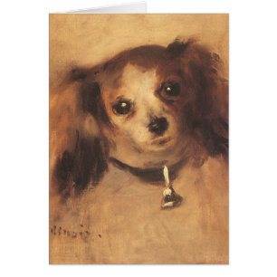 Tête de Chien par Pierre Renoir, Beaux-Arts Vintag