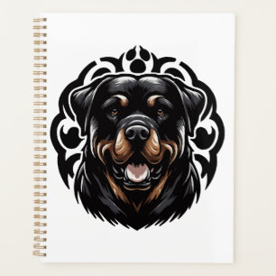 Tête de chien Rottweiler