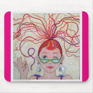 Tête de fil ! tapis de souris