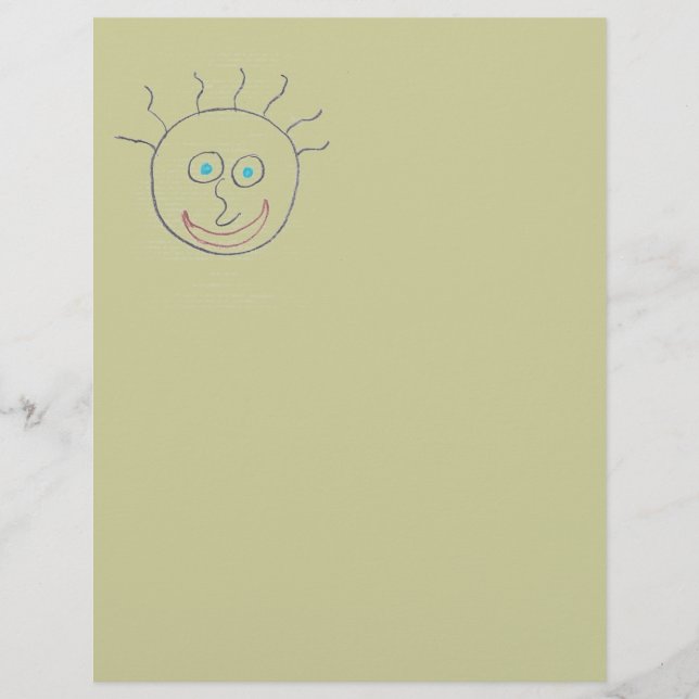 Tête de la lettre des visages drôle (Devant)
