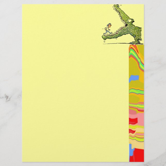 Tête de la lettre Monster verte (Devant)