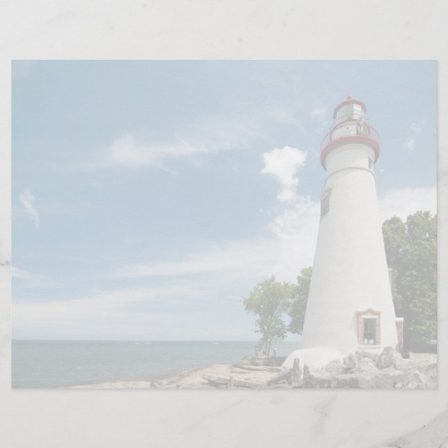 Tête de lettre du phare de Marblehead (Devant)