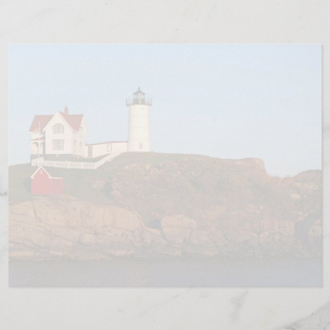 Tête de lettre du phare de Nubble (Devant)