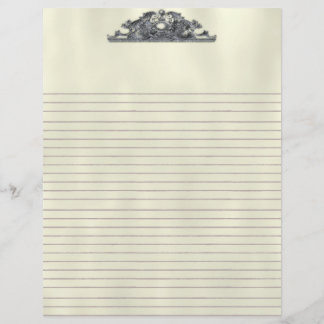 Tête de lettre Goth vintage en grillage de bois