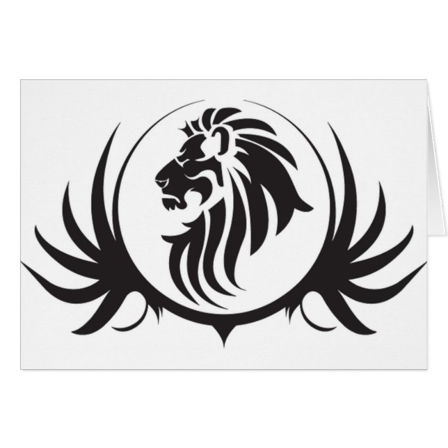 Tête de Lions Noirs (Devant horizontal)