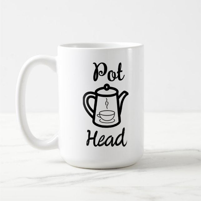 Tête de pot - Café Drôle café Combo Mug (Gauche)