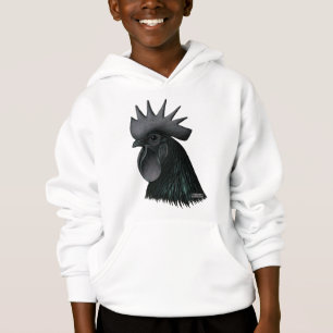 Tête de Rooster Ayam Cemani
