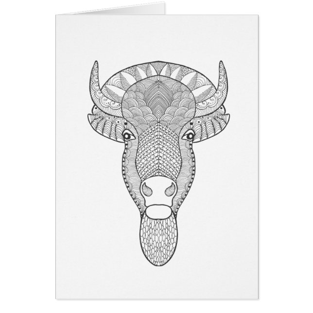 Tête de Taureau de style (Devant)