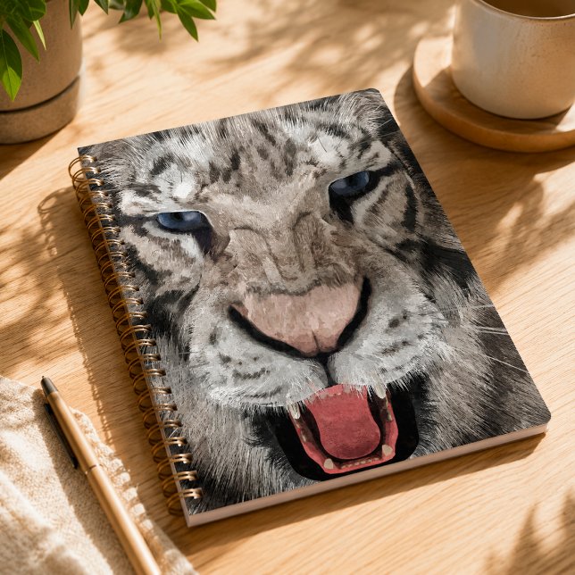 Tête de Tigre Blanc Esthétique Faunique (Créateur téléchargé)