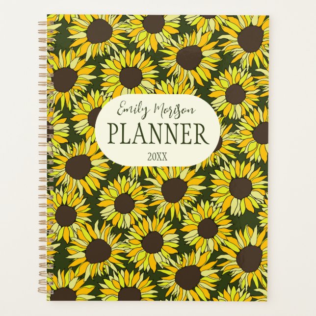 Tête de tournesol fleur d'été (Devant)