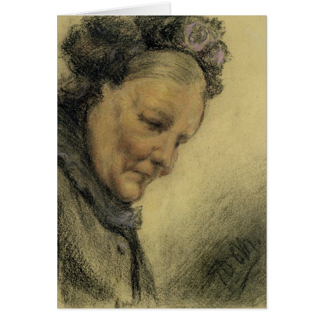 Tête de vieille Madame (Devant)