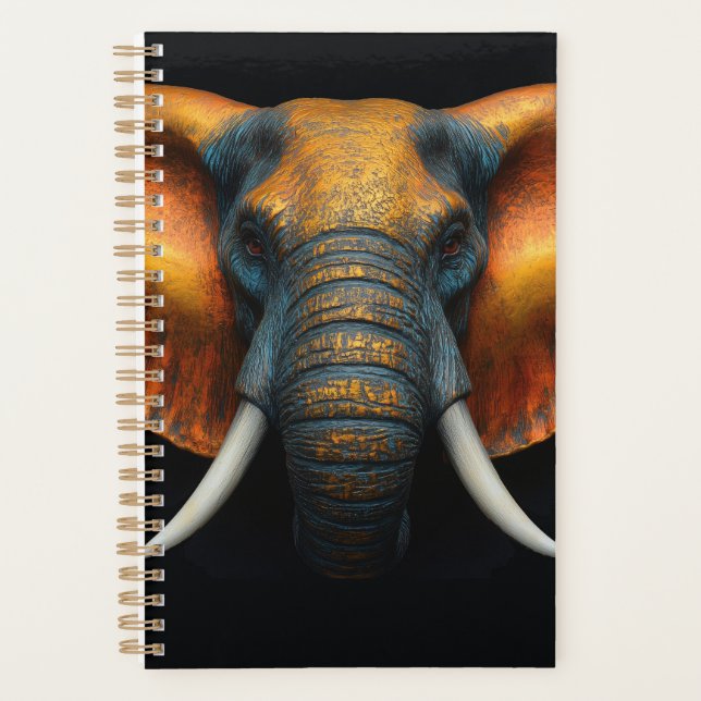 Tête d'éléphant d'Afrique  (Devant)