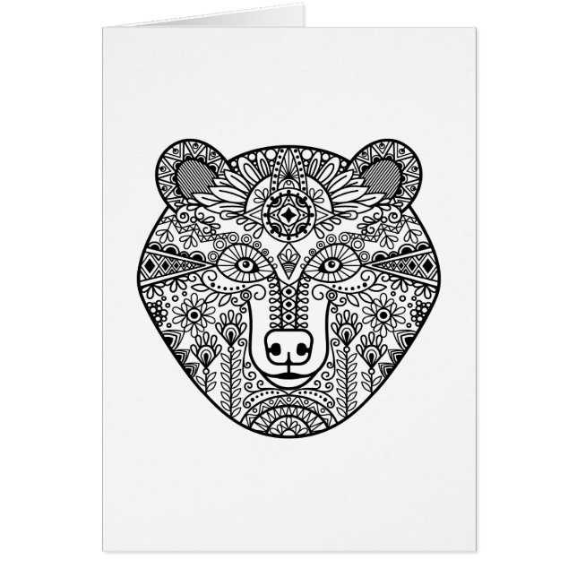 Tête d'ours de style (Devant)