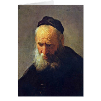 Tête d'un vieil homme par le cercle de Rembrandt