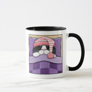 Tête somnolente v.01 - tasse lunatique de chat