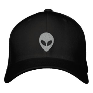 Têtes d'Alien casquette brodé (avant et arrière)