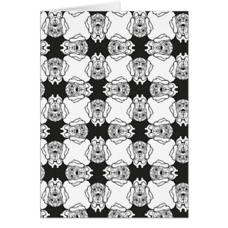 Têtes de motif de Grand Danois