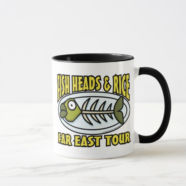 Têtes de poissons et tasse de riz (Droite)