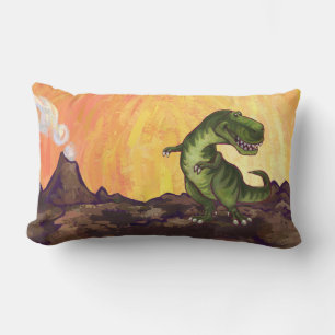 Têtes Tyrannosaurus Coussin