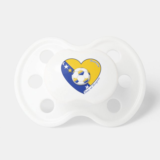 Tétine Bosnian Soccer National Team Football BOSNIE » (Devant)