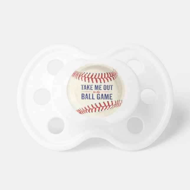 Tétine de bébé de base-ball (Devant)