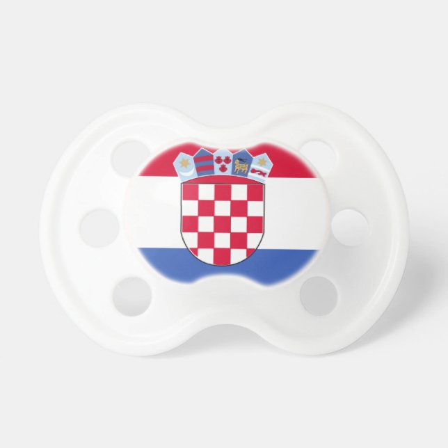 Tétine Drapeau de la Croatie (Devant)