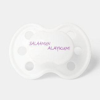 Tétine Le bébé Pacifier d'Islamic Greetings