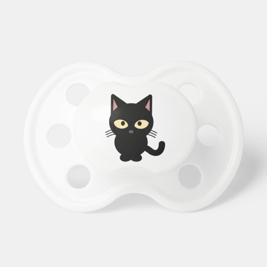 Tetine Pacifique De Chat Noir Zazzle Fr