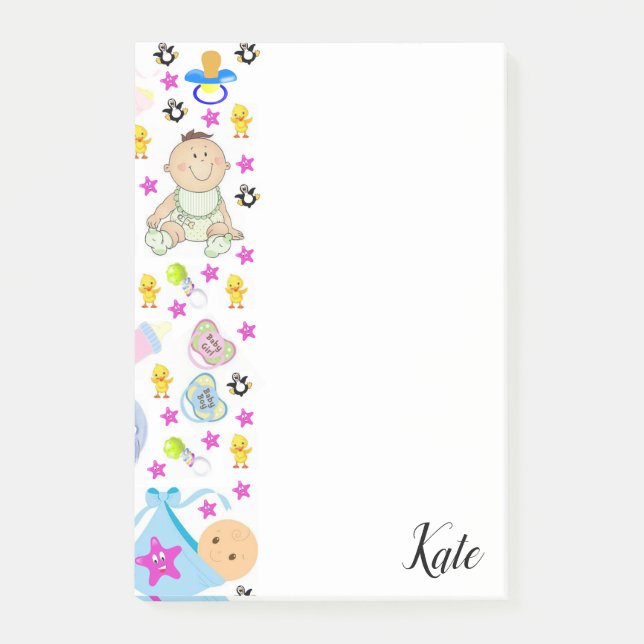 Tétines Binky Post-it (Devant)