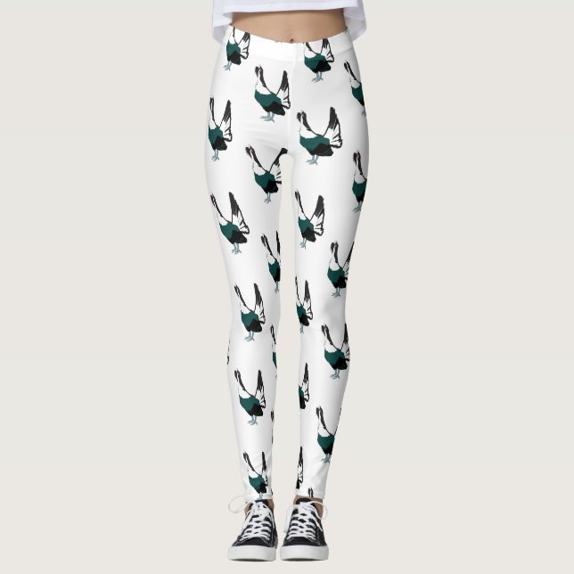 Tétras capercaillie Art  Leggings (Devant)