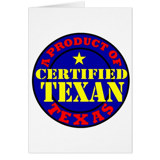TEXAN CERTIFIÉ (Devant)