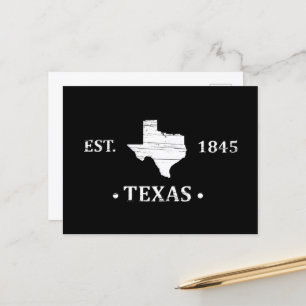 Texas carte blanc l'état étoile seule